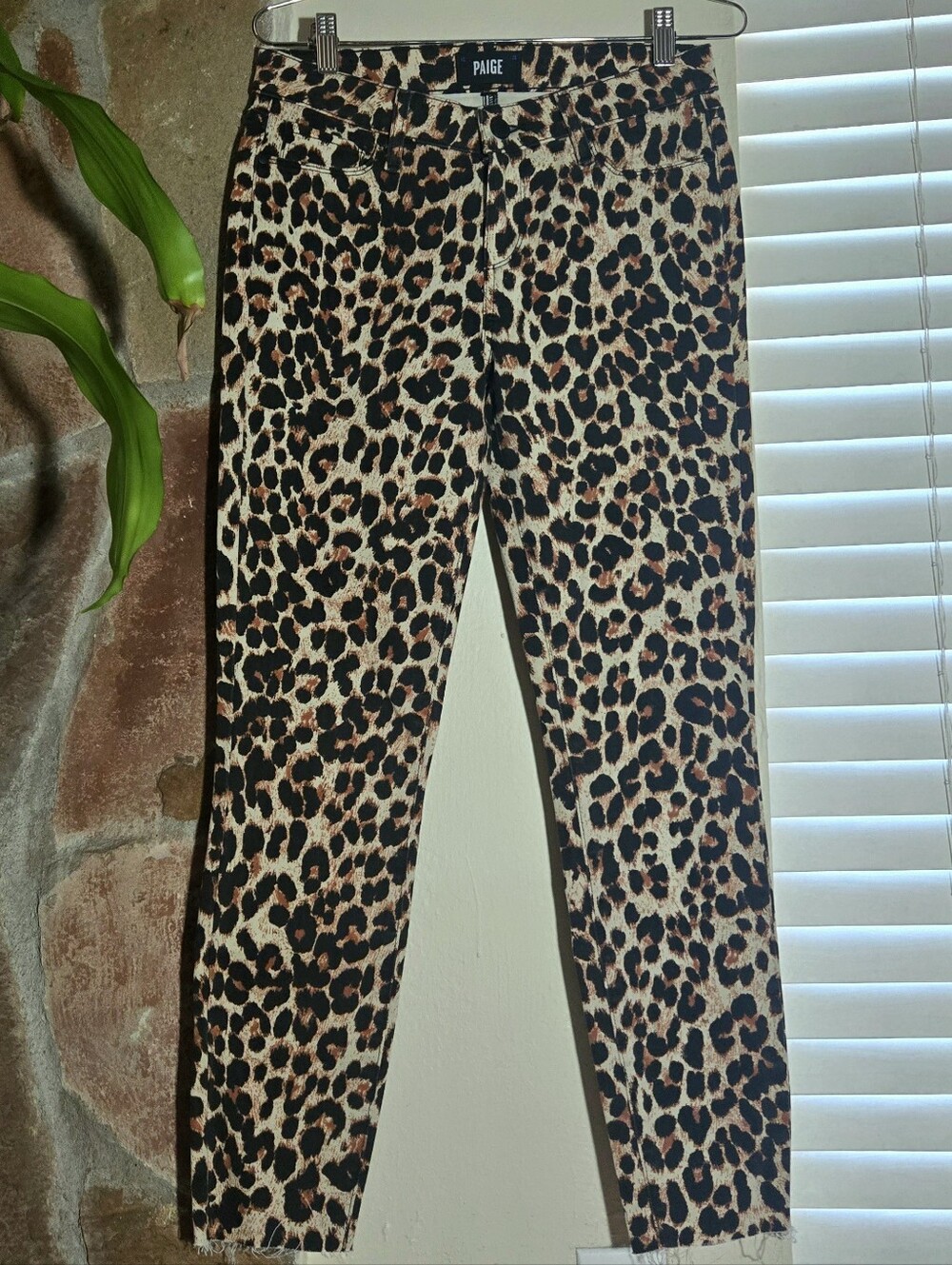 Paige Verdugo Leopard Print Ankle Indie Sleaze Jeans